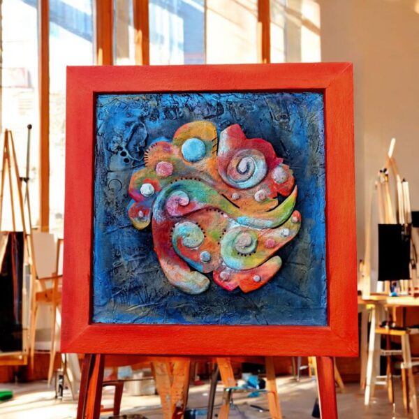 Meditación Cromática en Cedro: "El Corazón Inmortal"