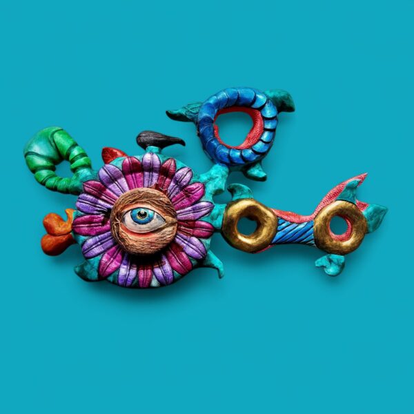 "Ojo Flor de Viaje Cíclico"