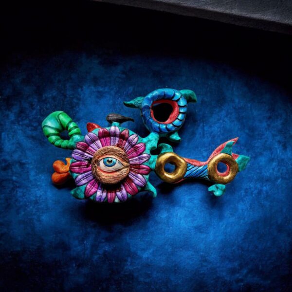 "Ojo Flor de Viaje Cíclico"