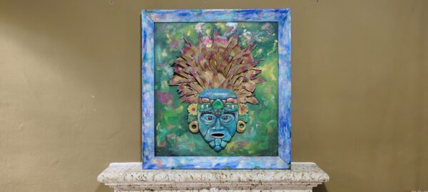 1000970323 máscara ceremonial del rey Maiz