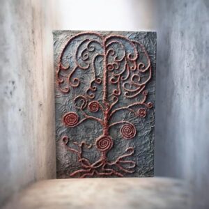 32bd42fa-c214-4b4f-a01e-6354e1425a13 "La Arboleda de las Volutas Rojizas".