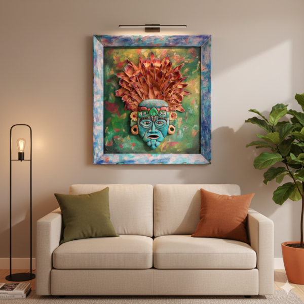 máscara ceremonial del rey Maiz